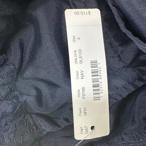 NWT J Crew NAVY Easy Pants Lace Lined Dress Ankle Pants Women's - Size 4 - Picture 7 of 8